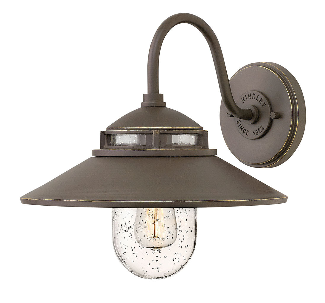 OUTDOOR ATWELL Wall Mount Lantern Outdoor l Wall Hinkley Oil Rubbed Bronze 13.0x11.5x11.75 