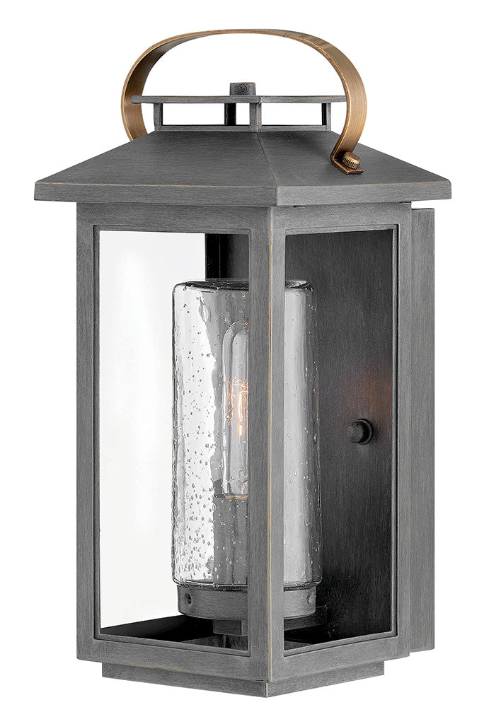 OUTDOOR ATWATER Wall Mount Lantern Outdoor l Wall Hinkley Ash Bronze 7.0x6.5x14.0 