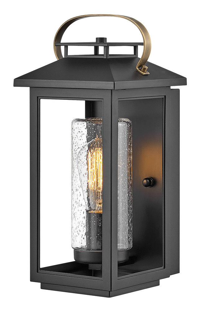 Hinkley OUTDOOR ATWATER Small Wall Mount Lantern 1160 Outdoor Wall Lights Hinkley Black  