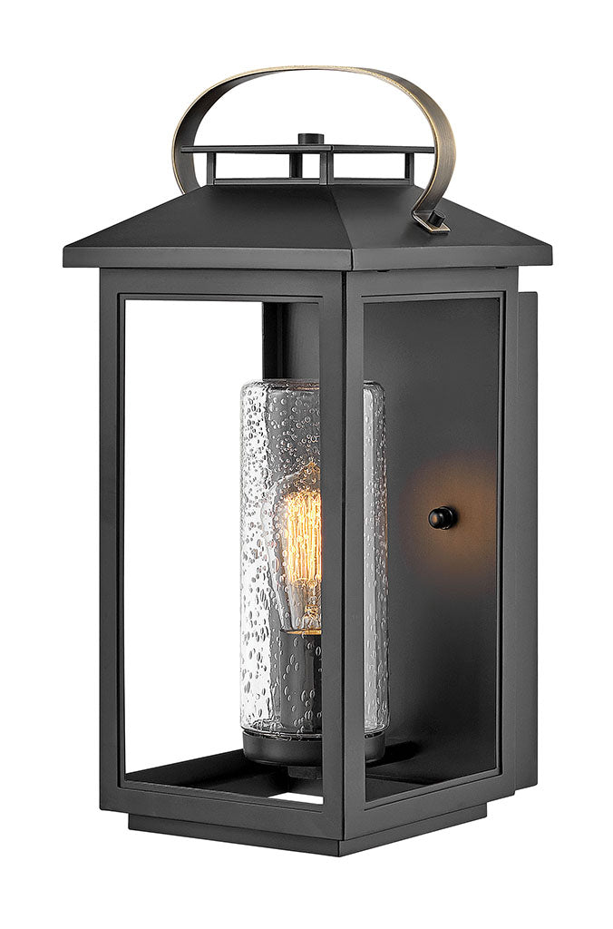 OUTDOOR ATWATER Wall Mount Lantern Outdoor l Wall Hinkley Black 8.75x8.25x17.5 