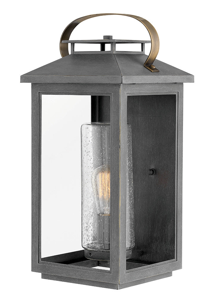 OUTDOOR ATWATER Wall Mount Lantern Outdoor l Wall Hinkley Ash Bronze 10.25x9.5x20.5 