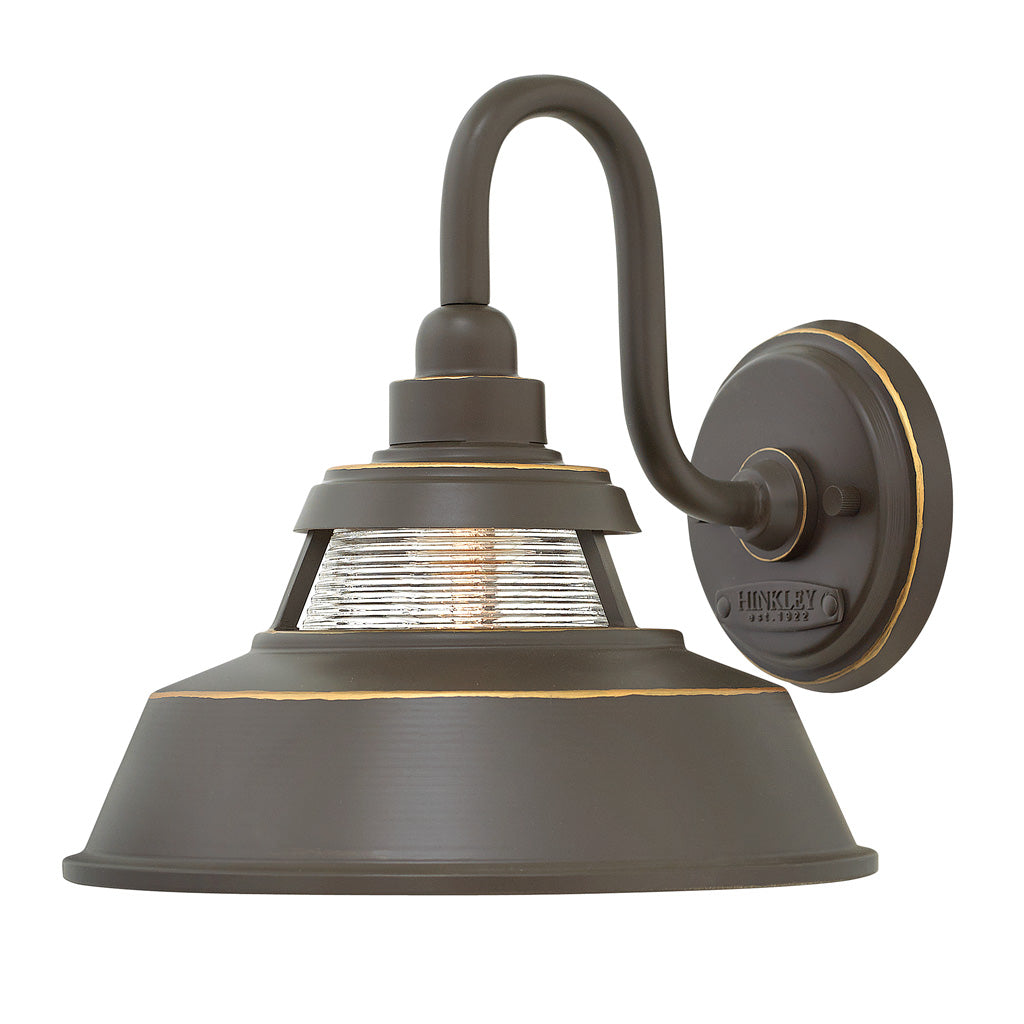 OUTDOOR TROYER Wall Mount Lantern Outdoor Wall Lights Hinkley Oil Rubbed Bronze 11.0x10.0x10.0 