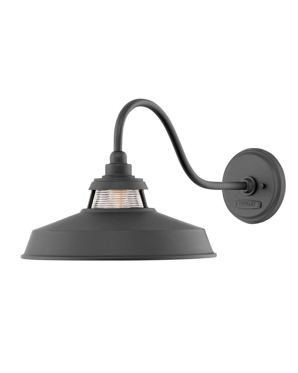 TROYER-Large Wall Mount Lantern Outdoor Wall Lights Hinkley Black  