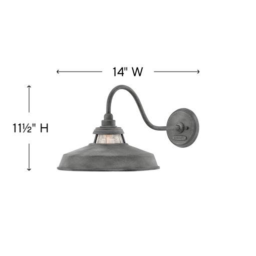 TROYER-Large Wall Mount Lantern Outdoor l Wall Hinkley   