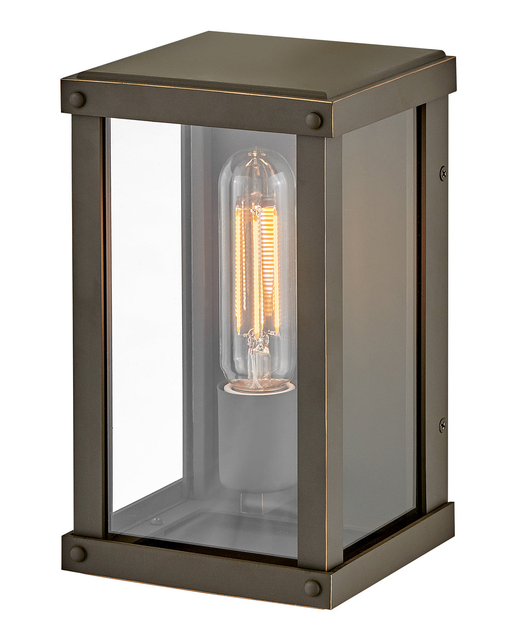 OUTDOOR BECKHAM Small Wall Mount Lantern Outdoor l Wall Hinkley Oil Rubbed Bronze 5.5x6.0x10.0 