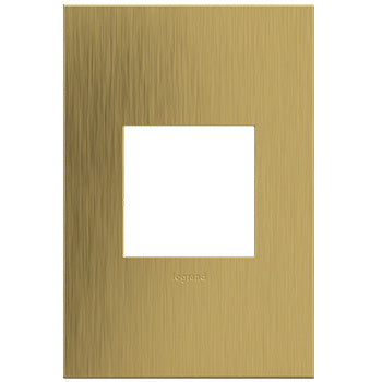 Adorne Brushed Satin Brass Wall Plate Wall Plates Legrand   