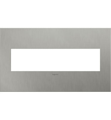 Adorne Brushed Stainless Steel Wall Plate