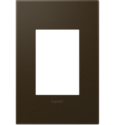 Adorne Bronze Wall Plate Lighting Controls Legrand Bronze 1-Gang + 
