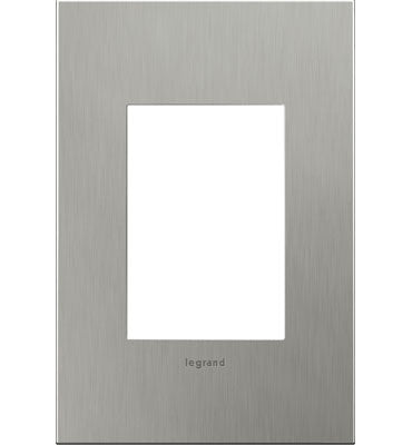 Adorne Brushed Stainless Steel Wall Plate