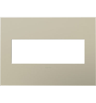 Adorne Titanium Wall Plate Wall Plates Legrand Titanium 3-Gang 