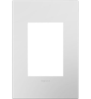 Legreand adorne Matte White Screwless Wall Plate Wall Plates Legrand 1-Gang +