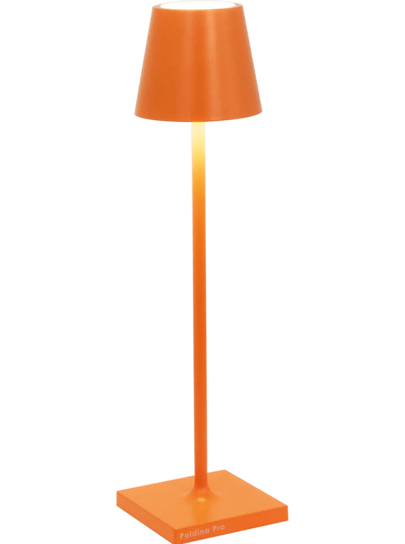 Zafferano America Poldina Pro Micro Cordless Lamp Zafferano America Orange  