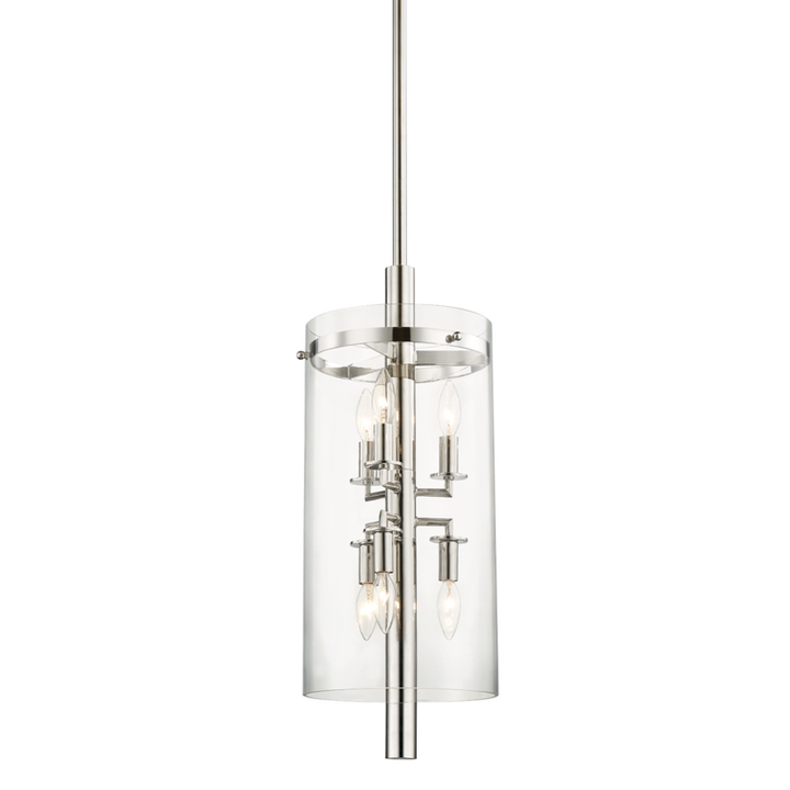 Hudson Valley 6 LIGHT PENDANT 1306 Pendants Hudson Valley Lighting Nickel  