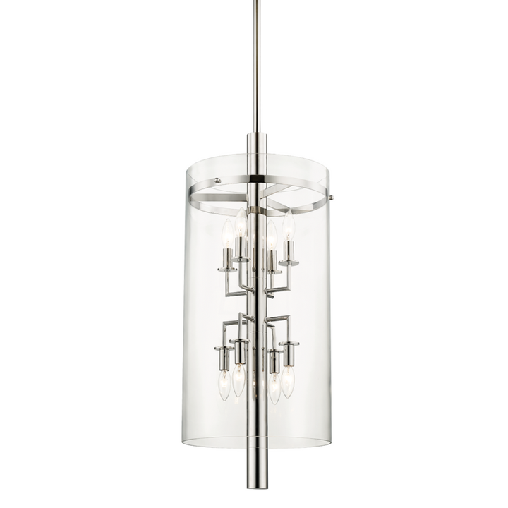 Hudson Valley 8 LIGHT PENDANT 1308 Pendants Hudson Valley Lighting Nickel  