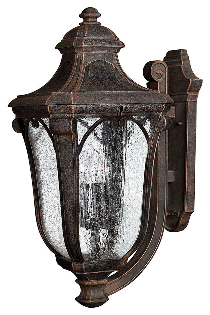 OUTDOOR TRAFALGAR Wall Mount Lantern Outdoor Wall Lights Hinkley Mocha 16.0x12.0x26.5