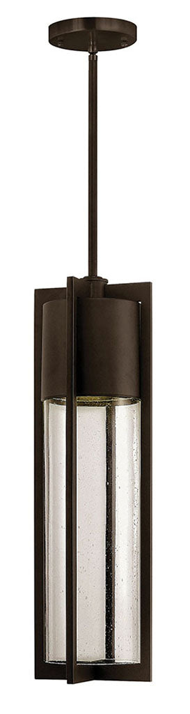 OUTDOOR SHELTER Hanging Lantern Outdoor Hanging Lights Hinkley Buckeye Bronze 6.25x6.25x21.75