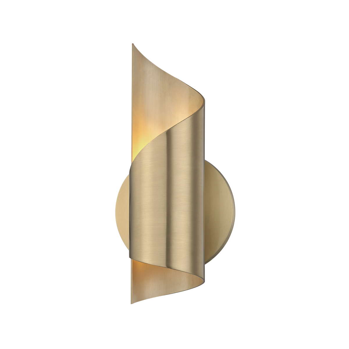 Hudson Valley Lighting Evie 1 Light Sconces H161101 Wall Light Fixtures Mitzi Aged Brass  