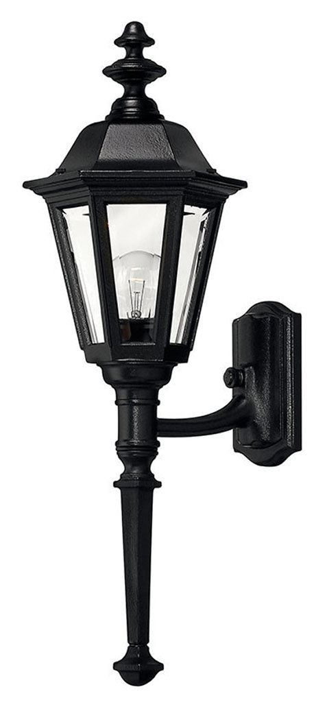OUTDOOR MANOR HOUSE Wall Mount Lantern with Tail Outdoor l Wall Hinkley Black 10.0x8.75x25.0 
