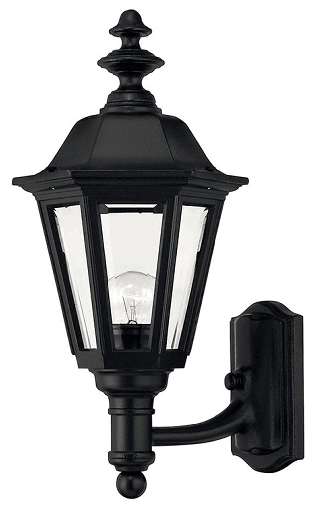 OUTDOOR MANOR HOUSE Wall Mount Lantern Outdoor l Wall Hinkley Black 10.0x8.75x18.0 