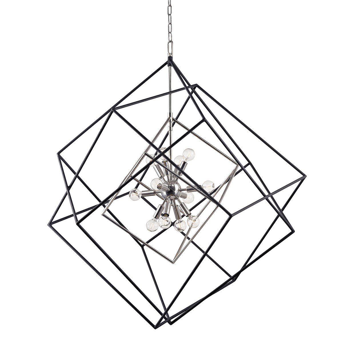 Roundout - 12 LIGHT PENDANT Chandeliers Hudson Valley Polished Nickel  