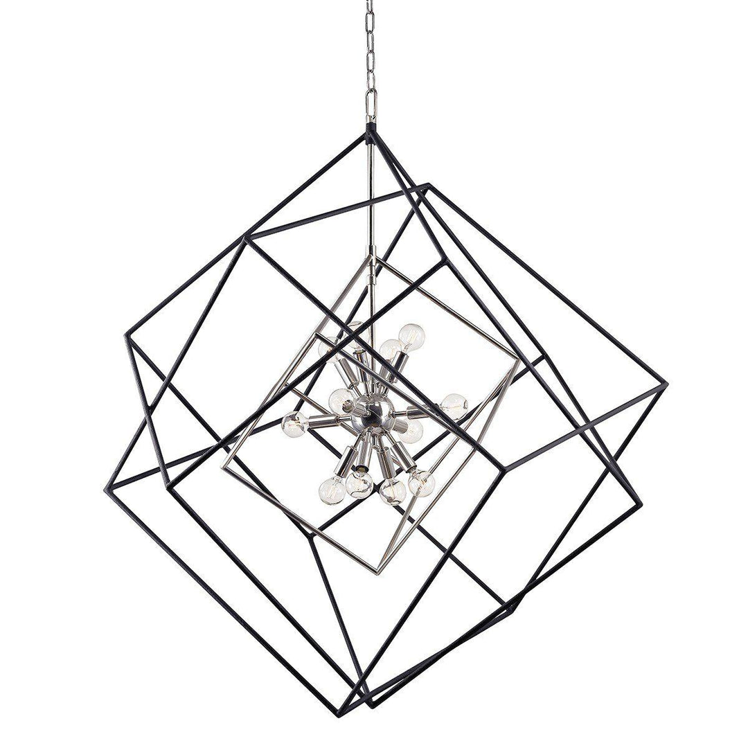 Roundout - 12 LIGHT PENDANT Chandeliers Hudson Valley Lighting Polished Nickel  