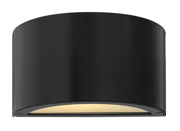 OUTDOOR LUNA Up/Down Light Wall Mount Lantern Outdoor Wall Lights Hinkley Satin Black 4.0x9.0x5.0 