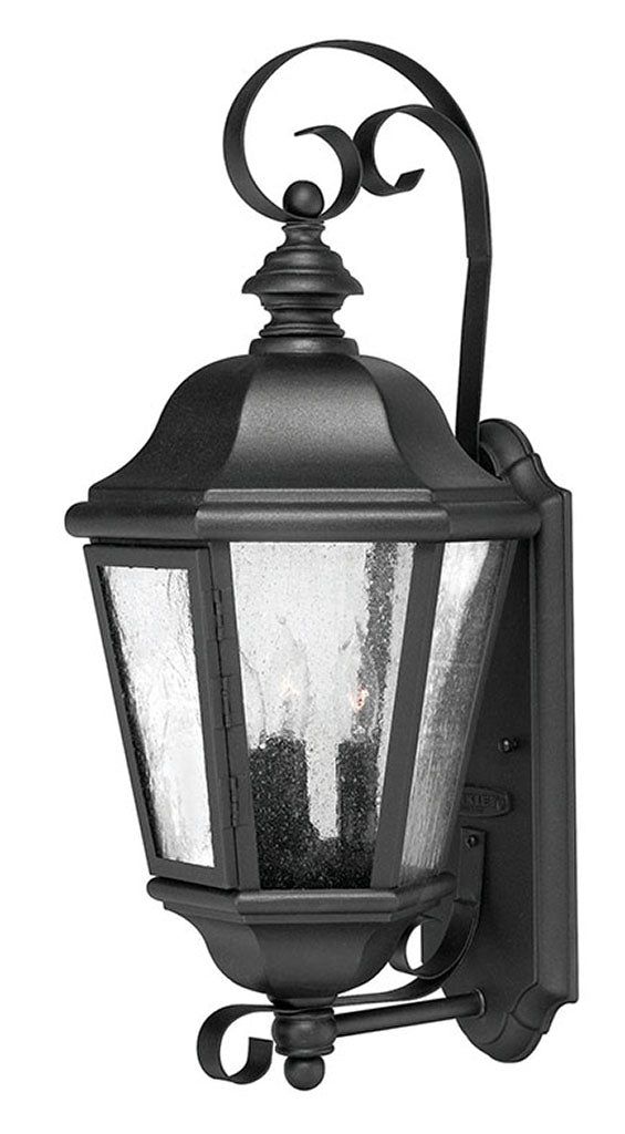 OUTDOOR EDGEWATER Wall Mount Lantern Outdoor Wall Lights Hinkley Black 9.5x10.0x21.0 