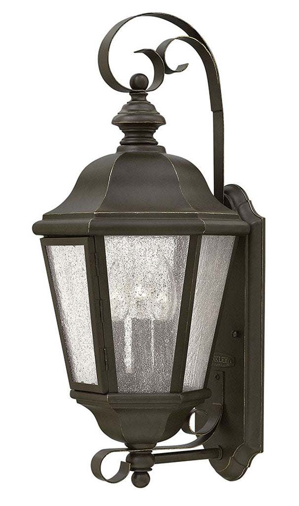 OUTDOOR EDGEWATER Wall Mount Lantern Outdoor Wall Lights Hinkley Oil Rubbed Bronze 9.5x10.0x21.0 