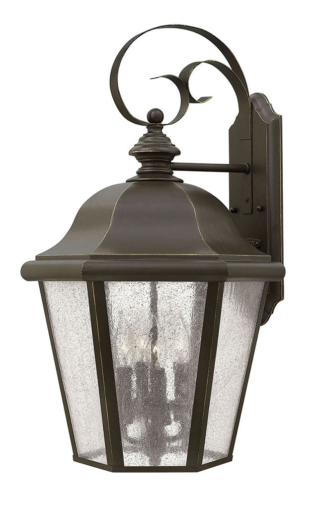 OUTDOOR EDGEWATER Wall Mount Lantern Outdoor Wall Lights Hinkley Oil Rubbed Bronze 13.75x15.0x25.5