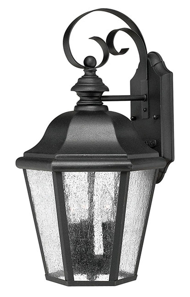 OUTDOOR EDGEWATER Wall Mount Lantern Outdoor Wall Lights Hinkley Black 9.5x10.0x18.0