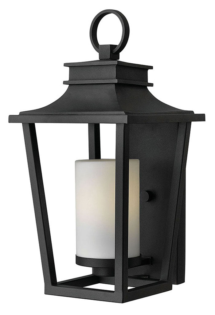 OUTDOOR SULLIVAN Wall Mount Lantern Outdoor Wall Lights Hinkley Black 10.0x9.0x18.25 