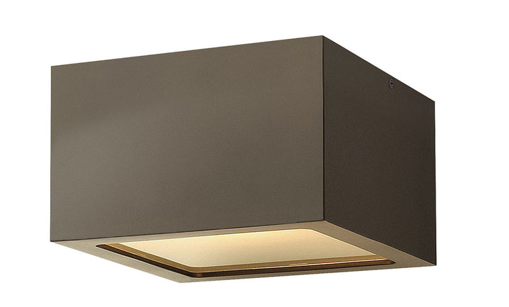 OUTDOOR KUBE Flush Mount Outdoor Wall Lights Hinkley Bronze 6.0x6.0x3.5