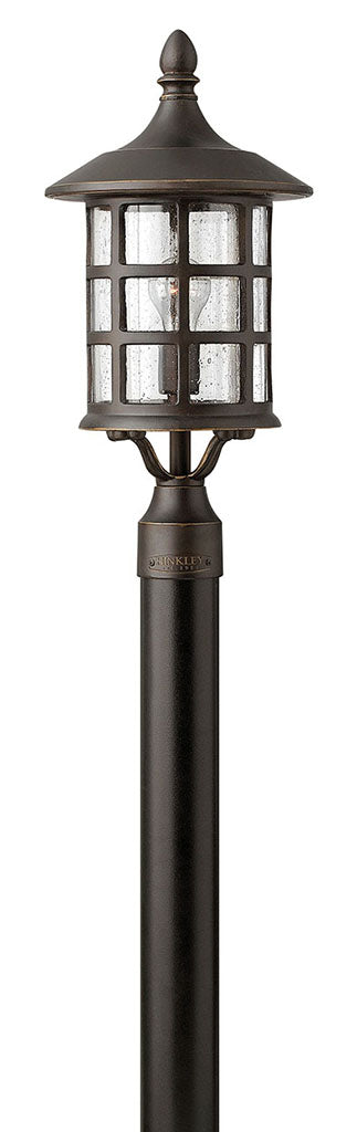 OUTDOOR FREEPORT Post Top or Pier Mount Lantern Pier & Post Mount Lights Hinkley Oil Rubbed Bronze 10.0x10.0x20.25 