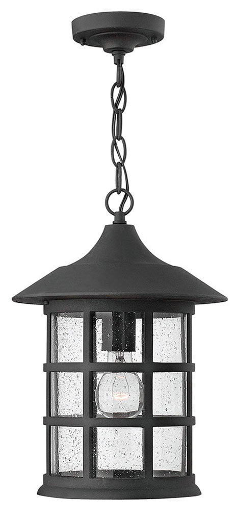 OUTDOOR FREEPORT Hanging Lantern Outdoor Hanging Lights Hinkley Black 10.0x10.0x14.0 