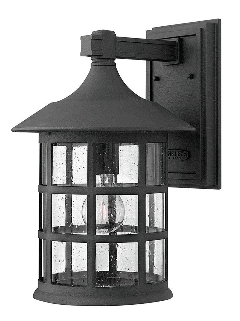 Hinkley FREEPORT-Large Wall Mount Lantern 1805 Outdoor Wall Lights Hinkley Black  