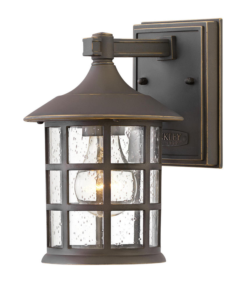 Hinkley FREEPORT COASTAL ELEMENTS Small Wall Mount Lantern 1860 Outdoor Light Fixture Hinkley Bronze  