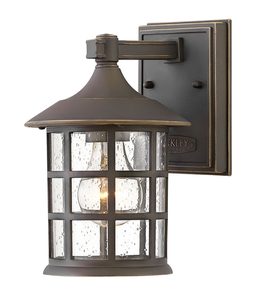 OUTDOOR FREEPORT COASTAL ELEMENTS Wall Mount Lantern Outdoor Wall Lights Hinkley Oil Rubbed Bronze 7.0x6.0x9.25 