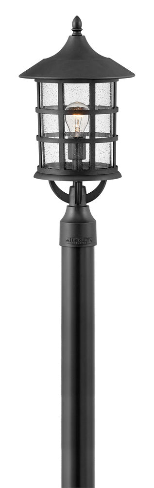 Hinkley FREEPORT COASTAL ELEMENTS Large Post Top or Pier Mount Lantern 1861 Pier & Post Mount Lights Hinkley Black  