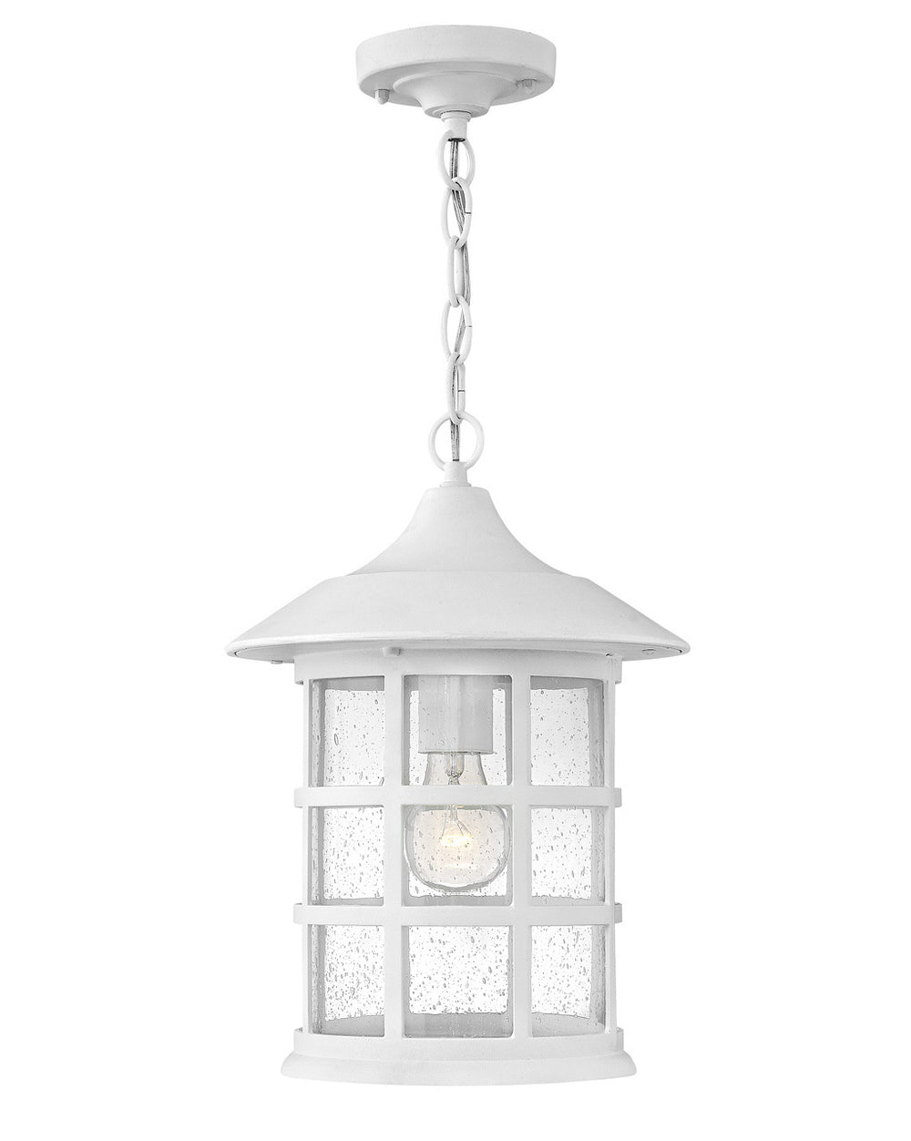 OUTDOOR FREEPORT COASTAL ELEMENTS Hanging Lantern Outdoor Hanging Lights Hinkley Textured White 10.0x10.0x14.0 