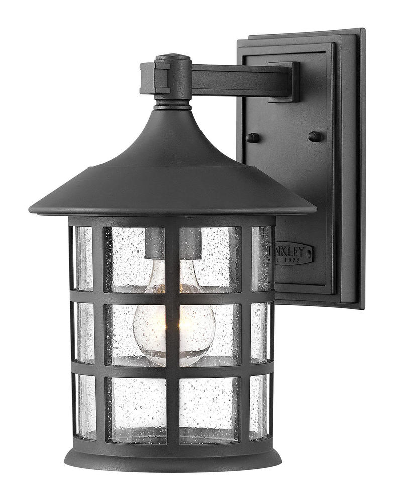 Hinkley FREEPORT COASTAL ELEMENTS Medium Wall Mount Lantern 1864 Outdoor Wall Lights Hinkley Black  