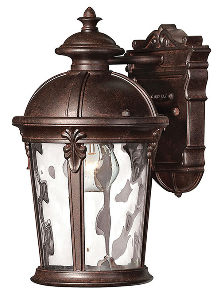 OUTDOOR WINDSOR Wall Mount Lantern Outdoor Wall Lights Hinkley River Rock 8.25x7.0x12.5