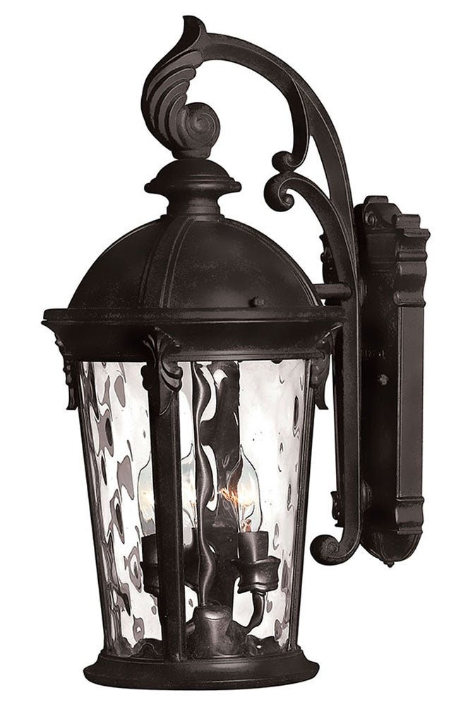 OUTDOOR WINDSOR Wall Mount Lantern Outdoor Wall Lights Hinkley Black 12.0x9.5x20.75