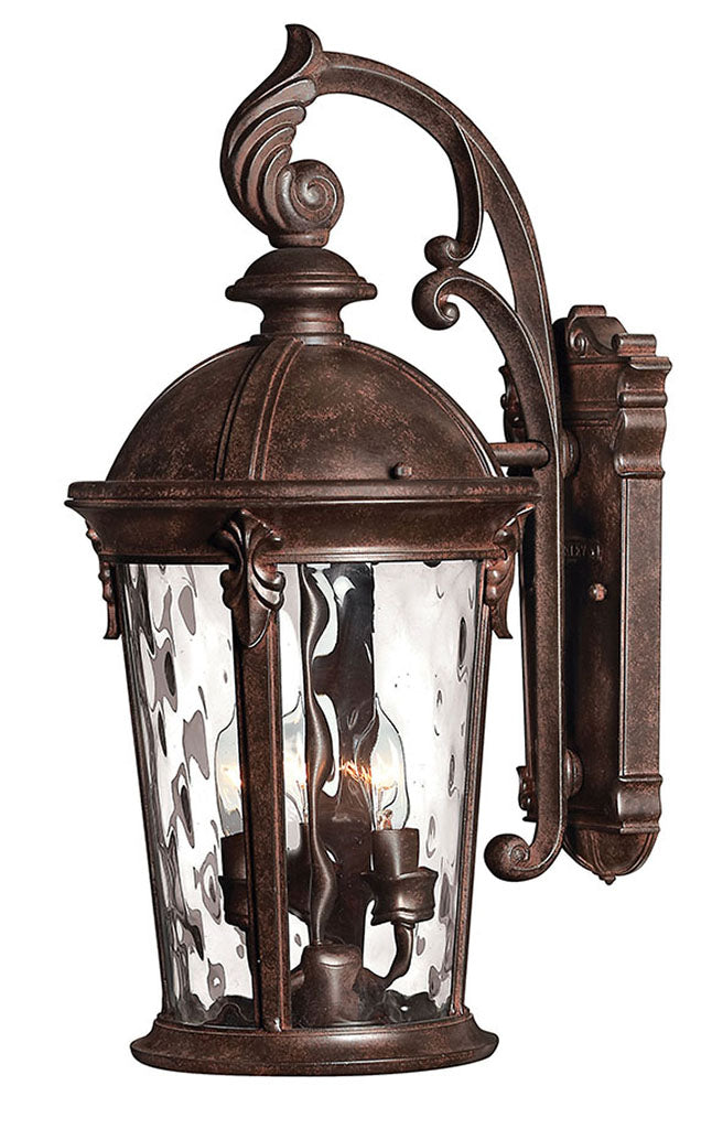 OUTDOOR WINDSOR Wall Mount Lantern Outdoor Wall Lights Hinkley River Rock 12.0x9.5x20.75