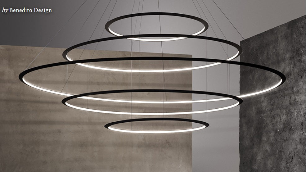 Bover CIRCULAR Pendant Lamp S/5L/120/200/300/200/120 Pendants Bover   