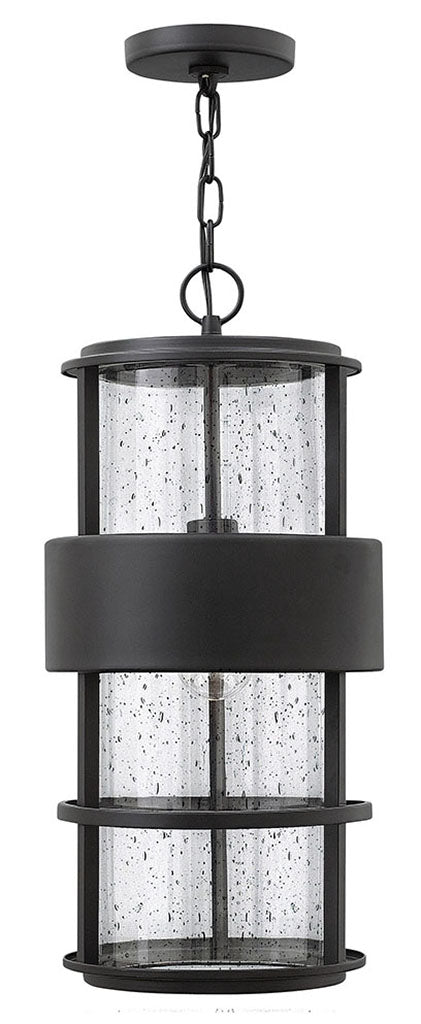 OUTDOOR SATURN Hanging Lantern Outdoor Hanging Lights Hinkley Satin Black 10.0x10.0x21.25 