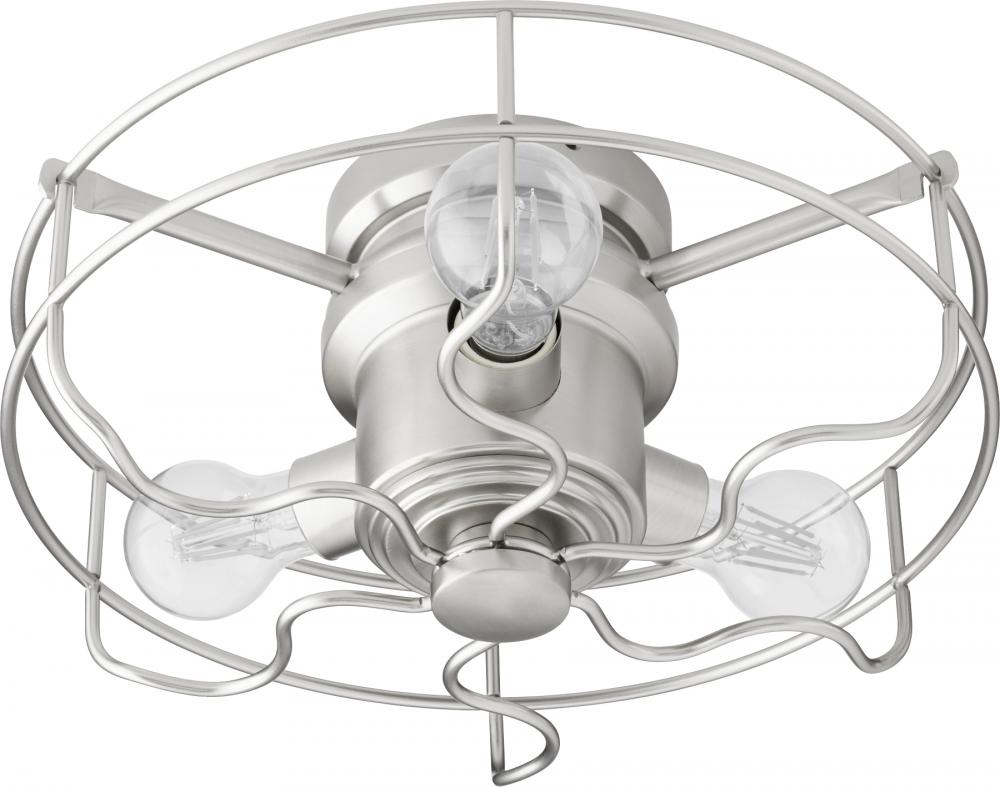 Quorum WINDMILL 3LT CAGE KIT-STN 1905-65 Indoor Ceiling Fans Quorum Nickel  