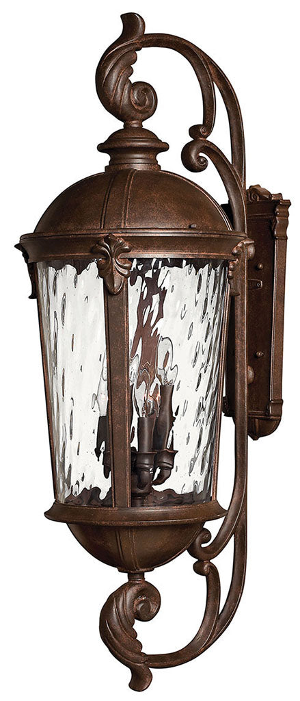 OUTDOOR WINDSOR Large Wall Mount Lantern Outdoor l Wall Hinkley River Rock 17.0x14.0x42.0 