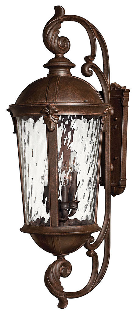 OUTDOOR WINDSOR Large Wall Mount Lantern Outdoor Wall Lights Hinkley River Rock 17.0x14.0x42.0