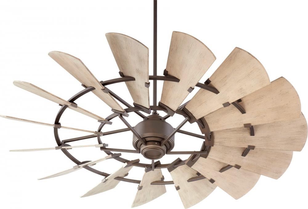 Quorum WINDMILL 60" DAMP FAN -OB 196015 Indoor Ceiling Fans Quorum Bronze  