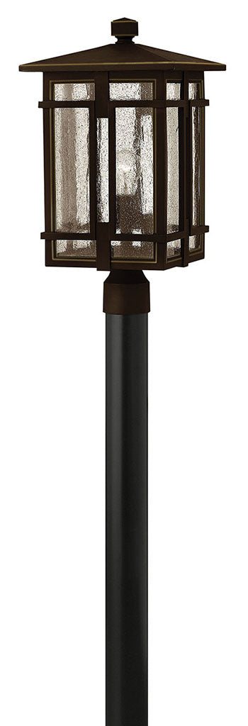 OUTDOOR TUCKER Post Top or Pier Mount Lantern Pier & Post Mount Lights Hinkley Oil Rubbed Bronze 11.0x11.0x20.5 